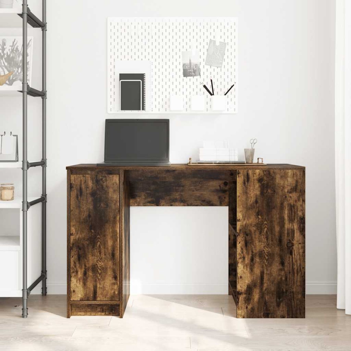 vidaXL Γραφείο Καπνιστή Δρυς 120x42x76 εκ. από Επεξεργασμένο Ξύλο