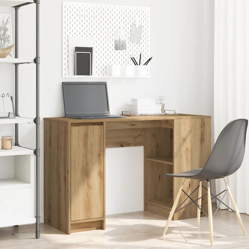 vidaXL Γραφείο Αρτισιανή Δρυς 120x42x76 εκ. από Επεξεργασμένο Ξύλο