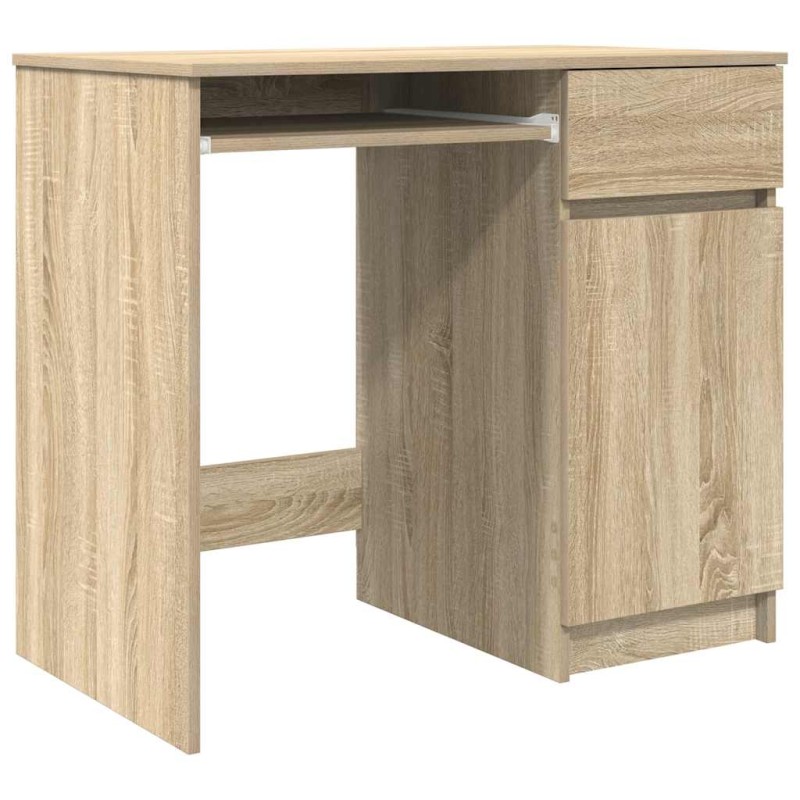 vidaXL Γραφείο Sonoma Δρυς 86x49x76 εκ. από Επεξεργασμένο Ξύλο