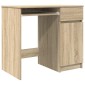 vidaXL Γραφείο Sonoma Δρυς 86x49x76 εκ. από Επεξεργασμένο Ξύλο