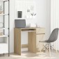 vidaXL Γραφείο Sonoma Δρυς 86x49x76 εκ. από Επεξεργασμένο Ξύλο