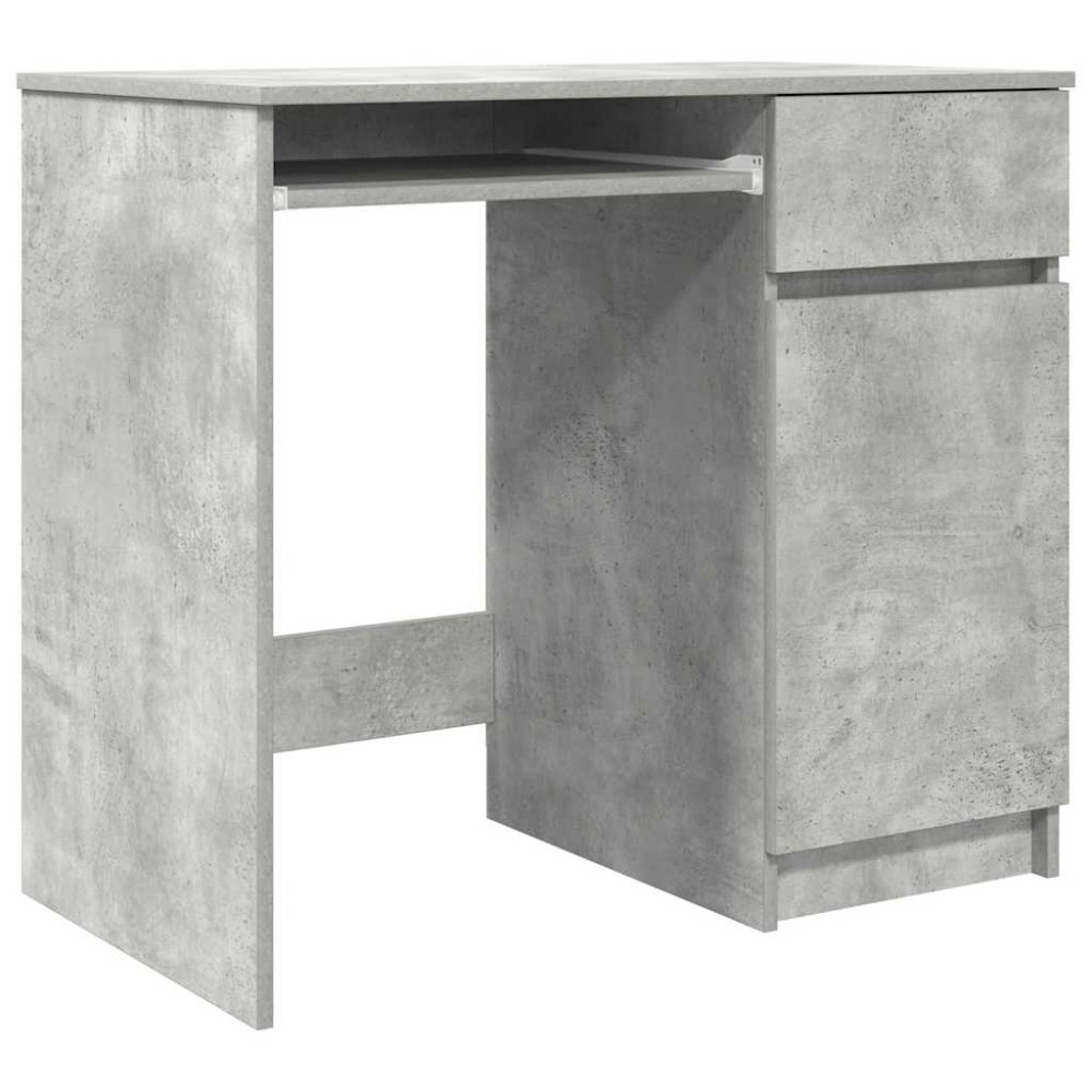 vidaXL Γραφείο Γκρι Σκυροδέματος 86x49x76 εκ. Επεξεργασμένο Ξύλο