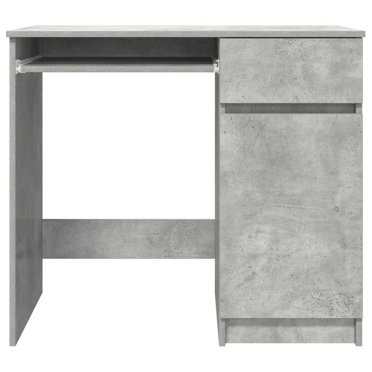 vidaXL Γραφείο Γκρι Σκυροδέματος 86x49x76 εκ. Επεξεργασμένο Ξύλο