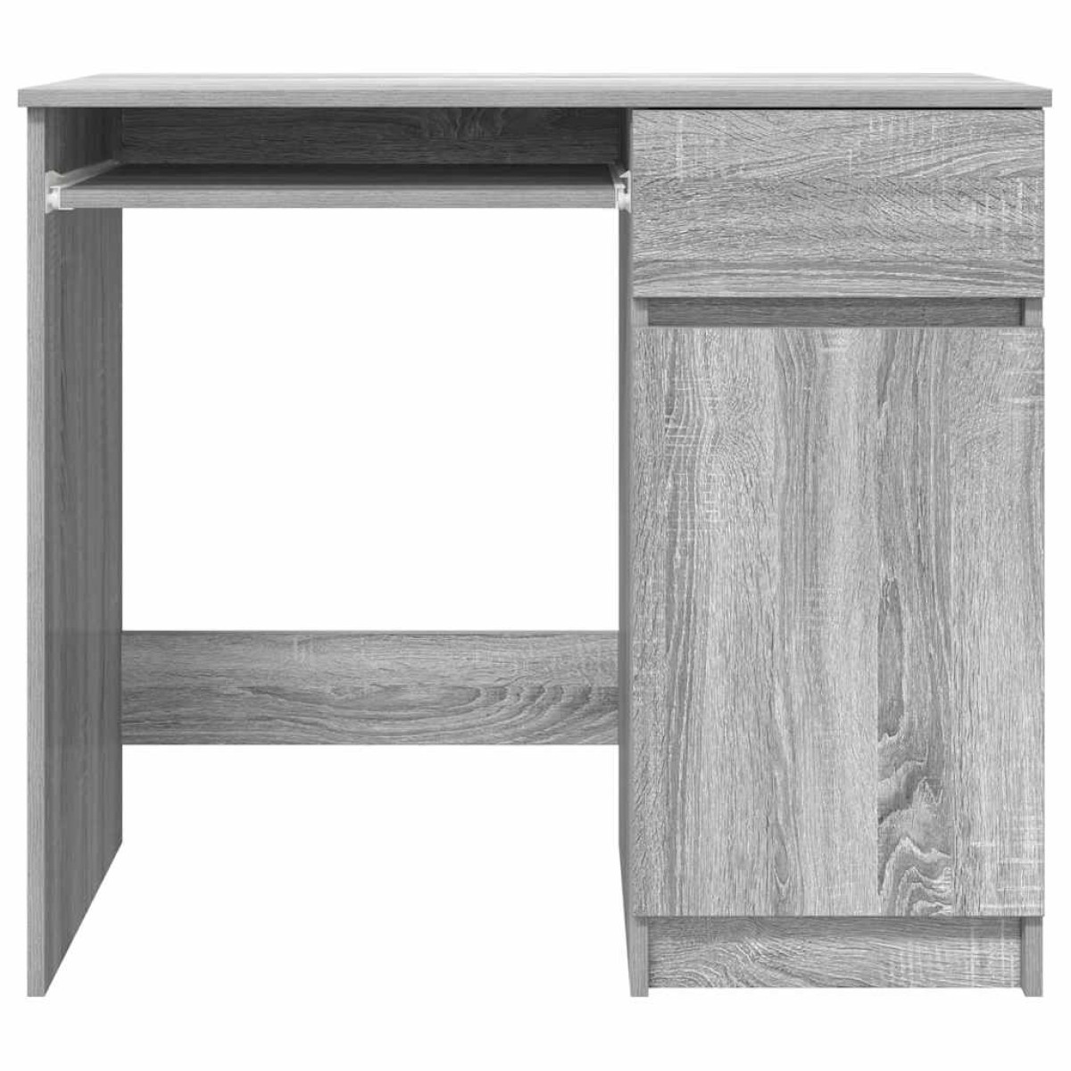vidaXL Γραφείο Γκρι Sonoma 86x49x76 εκ. από Επεξεργασμένο Ξύλο