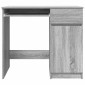 vidaXL Γραφείο Γκρι Sonoma 86x49x76 εκ. από Επεξεργασμένο Ξύλο