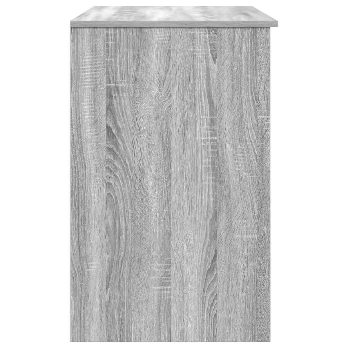 vidaXL Γραφείο Γκρι Sonoma 86x49x76 εκ. από Επεξεργασμένο Ξύλο