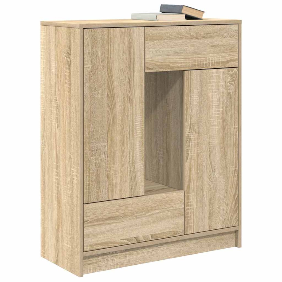 vidaXL Συρταριέρα με Συρτάρια και Πόρτες Sonoma Δρυς 73x31x90 εκ