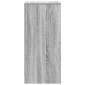 vidaXL Παπουτσοθήκη Γκρι Sonoma 29,5x34x76 εκ. Επεξεργασμένο Ξύλο