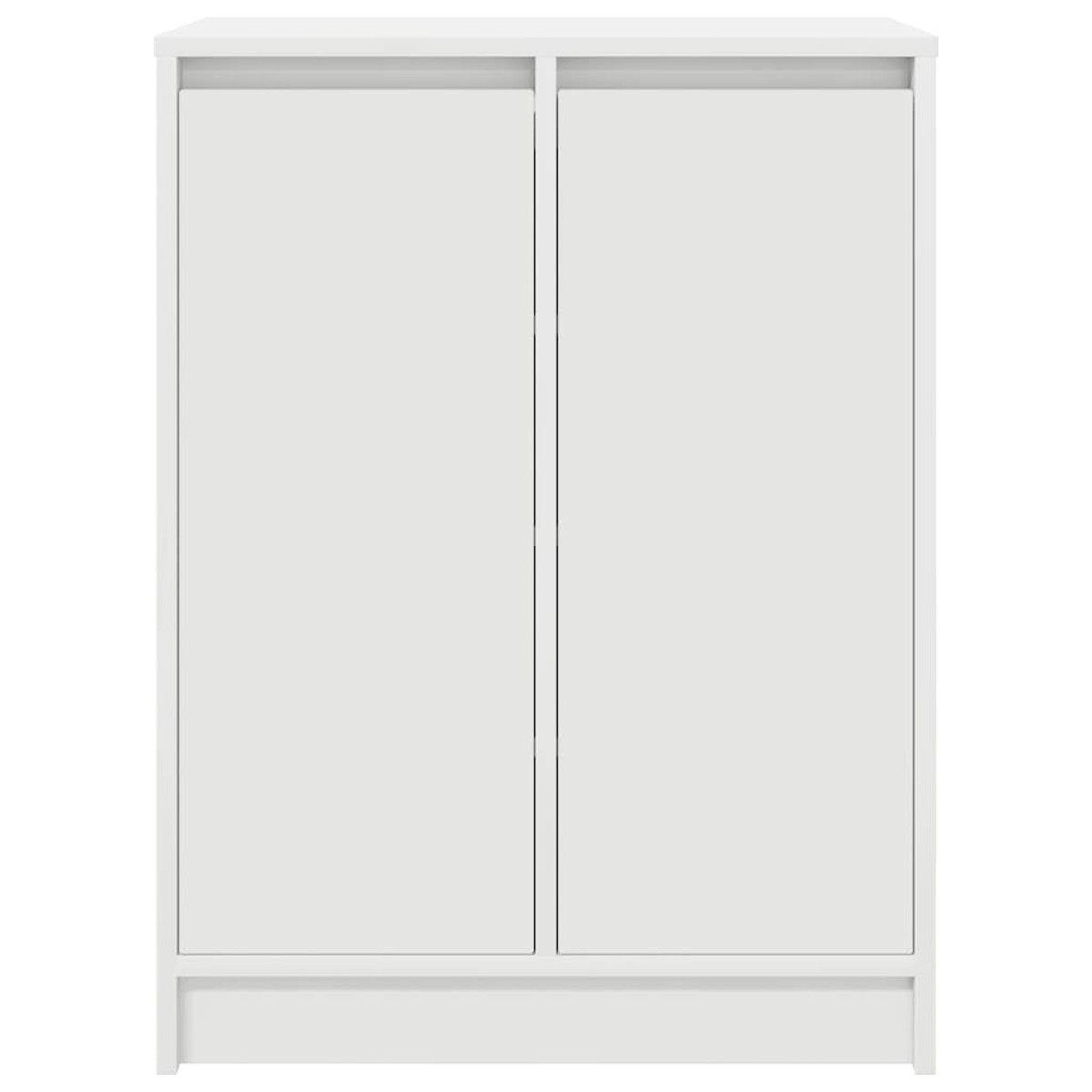 vidaXL Παπουτσοθήκη Λευκή 57x34x76 εκ. από Επεξεργασμένο Ξύλο