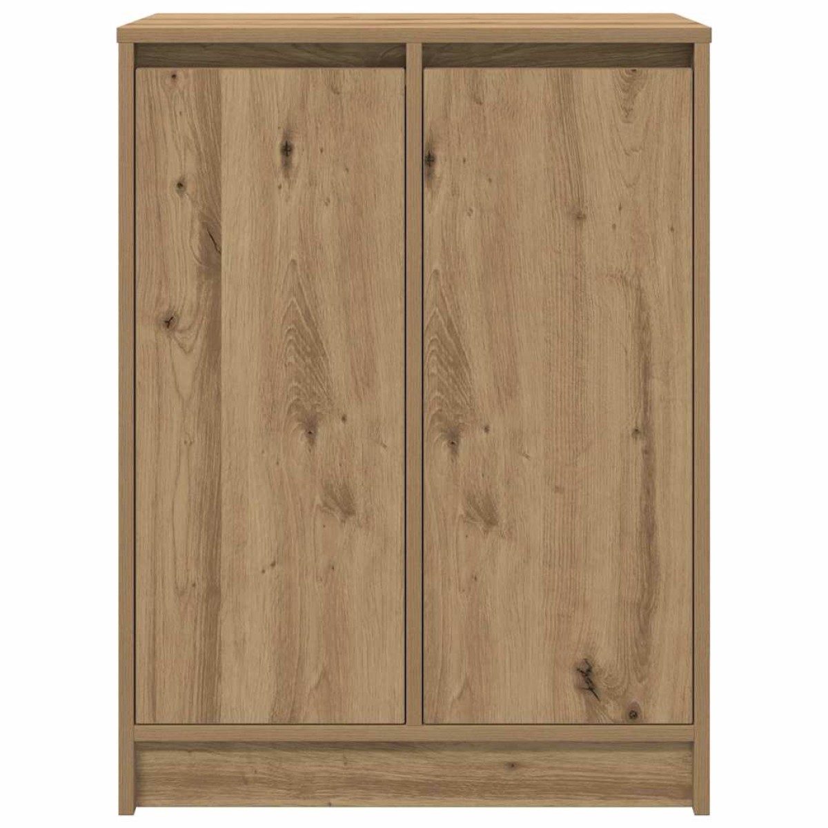vidaXL Παπουτσοθήκη Τεχνίτης Δρυς 57x34x76 εκ. από Επεξεργασμένο Ξύλο