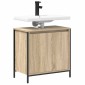 vidaXL Ντουλάπι Νιπτήρα Μπάνιου Sonoma Δρυς 60x34,5x60 εκ.