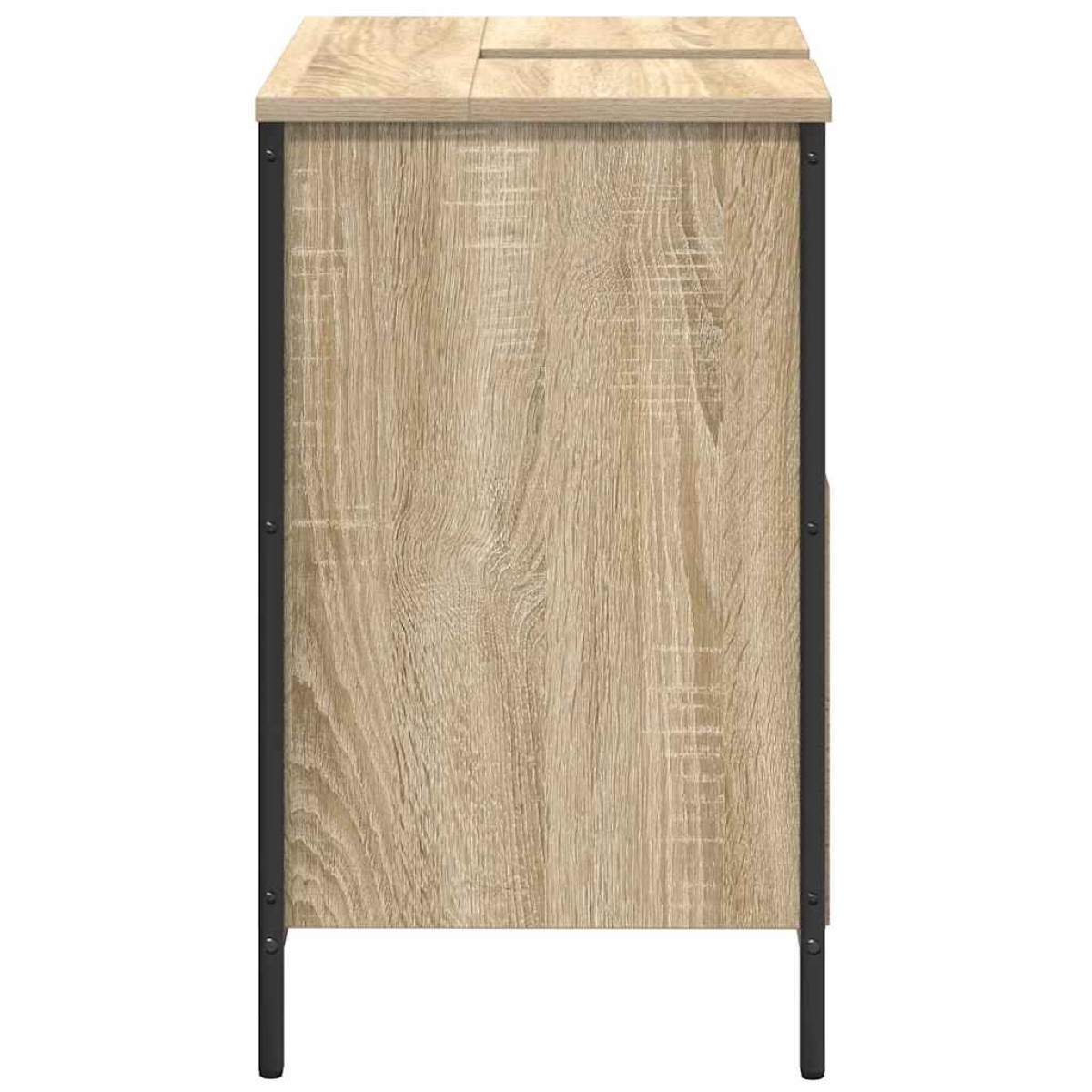 vidaXL Ντουλάπι Νιπτήρα Μπάνιου Sonoma Δρυς 60x34,5x60 εκ.