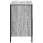 vidaXL Ντουλάπι Νιπτήρα Μπάνιου Γκρι Sonoma 60x34,5x60 εκ.