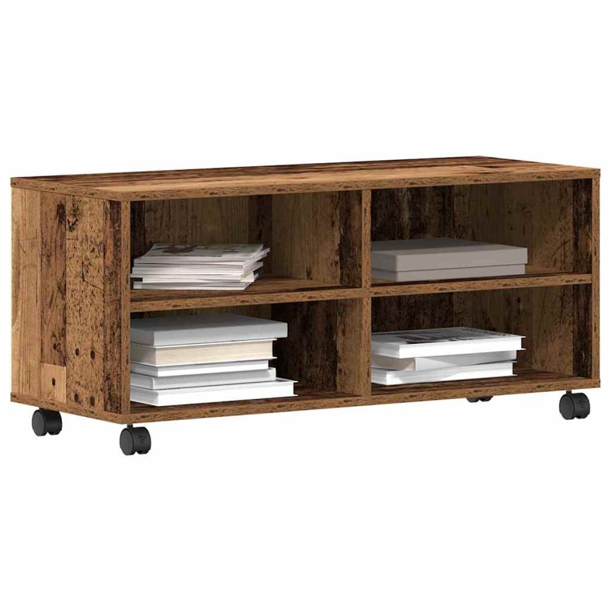 vidaXL Ντουλάπι TV 90 x 35 x 40.5 εκ Καφέ Επεξεργασμένο ξύλο