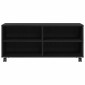 vidaXL Ντουλάπι TV 90 x 35 x 40.5 εκ Μαύρο Επεξεργασμένο ξύλο
