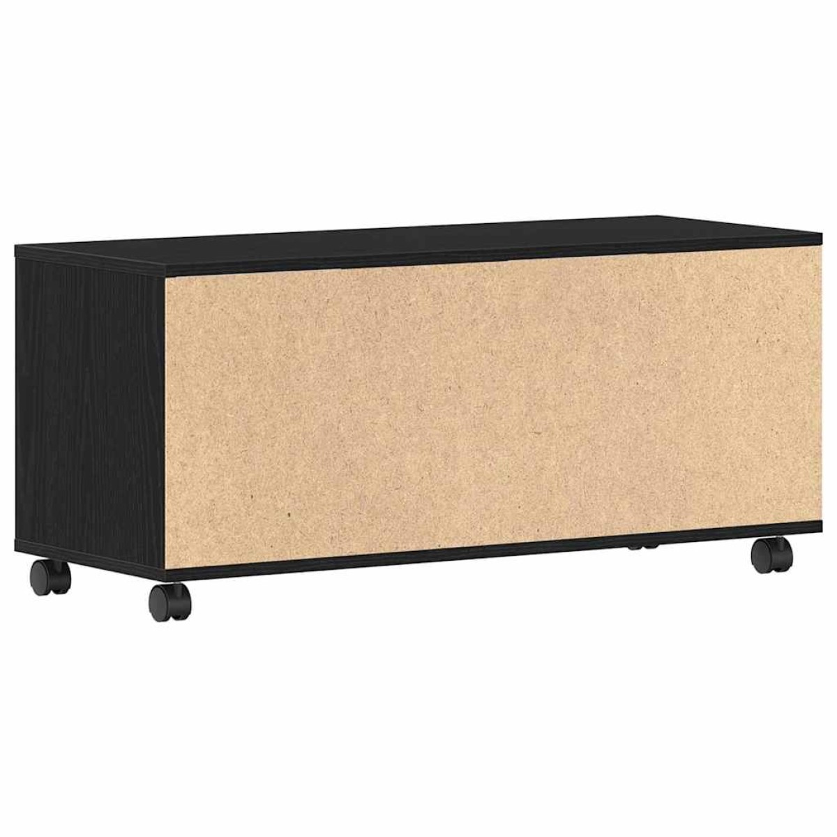 vidaXL Ντουλάπι TV 90 x 35 x 40.5 εκ Μαύρο Επεξεργασμένο ξύλο