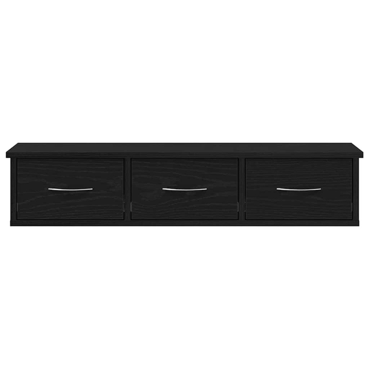 vidaXL Ντουλάπι Τοίχου Μαύρο Δρυς 88x26x18,5 εκ Επεξεργασμένο Ξύλο
