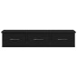 vidaXL Ντουλάπι Τοίχου Μαύρο Δρυς 88x26x18,5 εκ Επεξεργασμένο Ξύλο