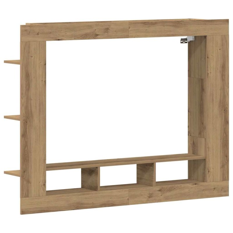 vidaXL Ντουλάπι TV 152 x 22 x 113 εκ. artisan δρυς Επεξεργασμένο ξύλο