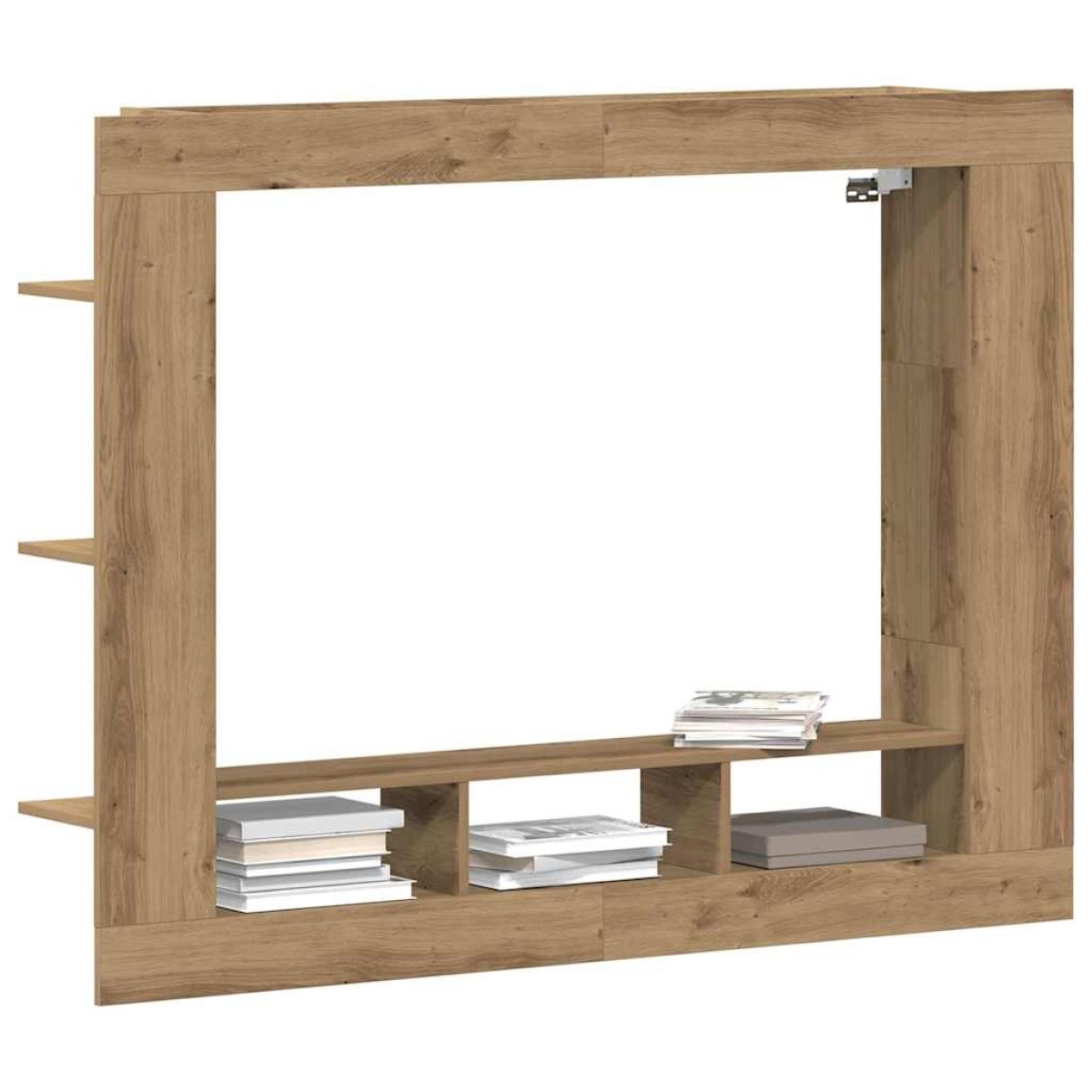 vidaXL Ντουλάπι TV 152 x 22 x 113 εκ. artisan δρυς Επεξεργασμένο ξύλο
