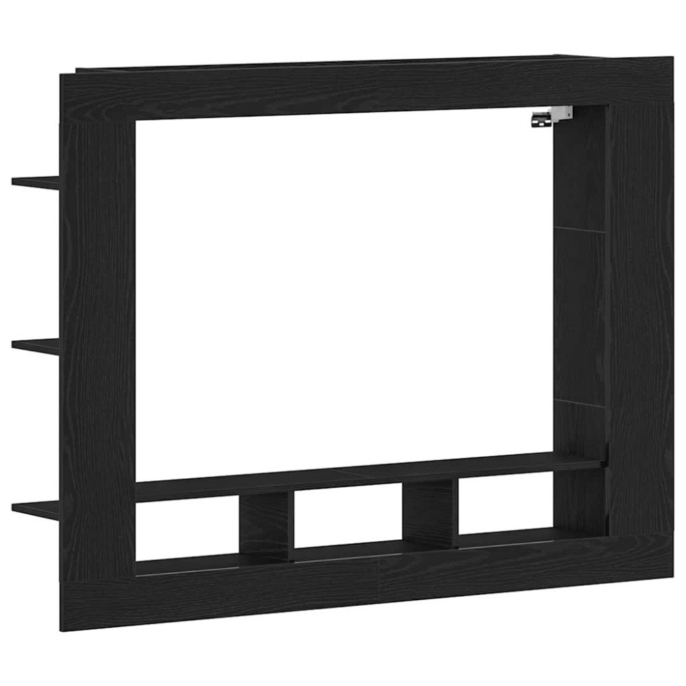 vidaXL Ντουλάπι TV 152 x 22 x 113 εκ. Μαύρη δρυς Επεξεργασμένο ξύλο
