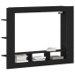 vidaXL Ντουλάπι TV 152 x 22 x 113 εκ. Μαύρη δρυς Επεξεργασμένο ξύλο