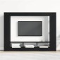 vidaXL Ντουλάπι TV 152 x 22 x 113 εκ. Μαύρη δρυς Επεξεργασμένο ξύλο
