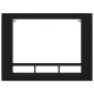 vidaXL Ντουλάπι TV 152 x 22 x 113 εκ. Μαύρη δρυς Επεξεργασμένο ξύλο