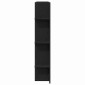 vidaXL Ντουλάπι TV 152 x 22 x 113 εκ. Μαύρη δρυς Επεξεργασμένο ξύλο