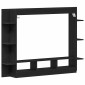 vidaXL Ντουλάπι TV 152 x 22 x 113 εκ. Μαύρη δρυς Επεξεργασμένο ξύλο