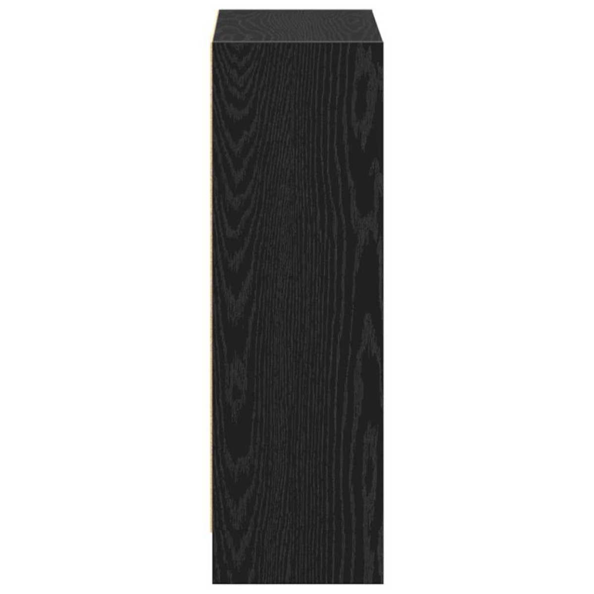 vidaXL Βιβλιοθήκη 60 x 24 x 76 cm Επεξεργασμένο Ξύλο Μαύρη Οξυά