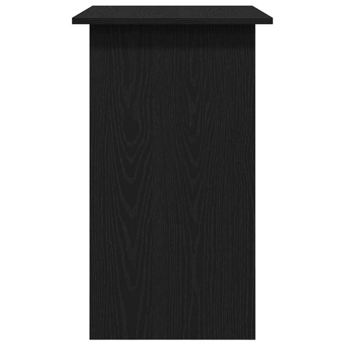 vidaXL Γραφείο Μαύρο Δρυς 80x45x74 εκ. από Επεξεργασμένο Ξύλο