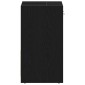 vidaXL Ντουλάπι Νιπτήρα Μπάνιου Μαύρο Δρυς 60x33x60 εκ. Επεξ. Ξύλο