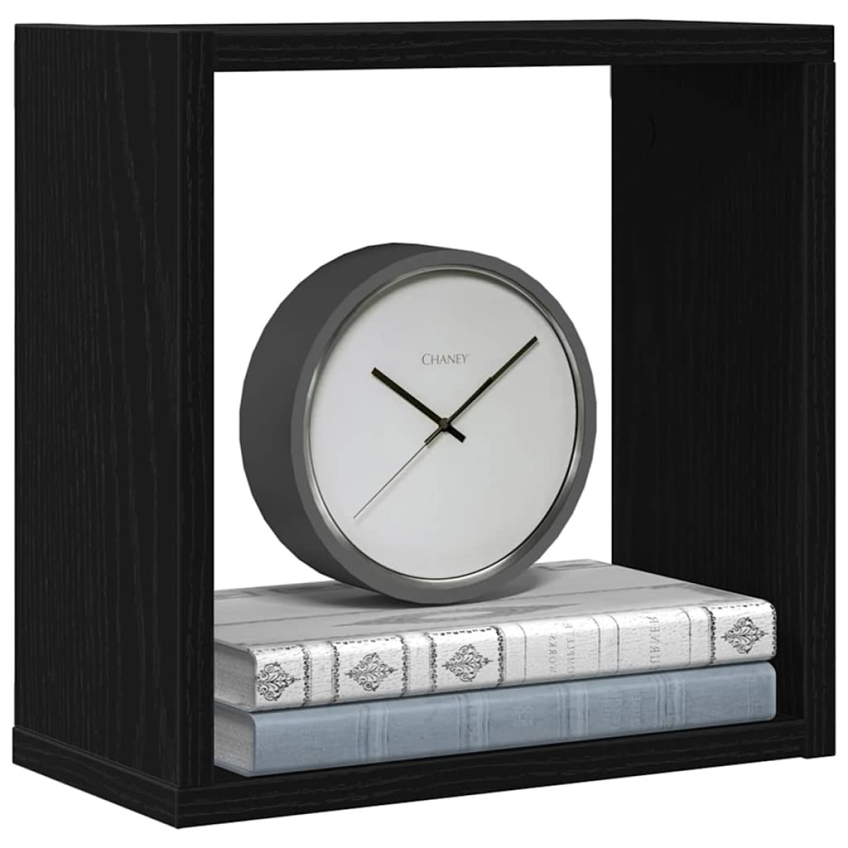 vidaXL Ράφια Τοίχου Κύβοι 4 τεμ. Μαύρο Δρυς 30x15x30 εκ. από Τεχνητό Ξύλο