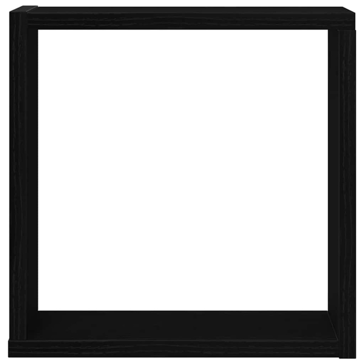vidaXL Ράφια Τοίχου Κύβοι 4 τεμ. Μαύρο Δρυς 30x15x30 εκ. από Τεχνητό Ξύλο