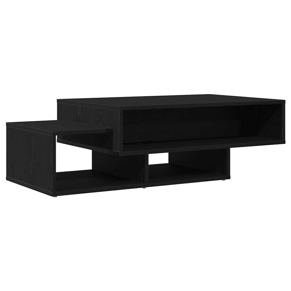 vidaXL Τραπεζάκι Σαλονιού Μαύρο Δρυς 105x55x32 εκ. από Τεχνητό Ξύλο