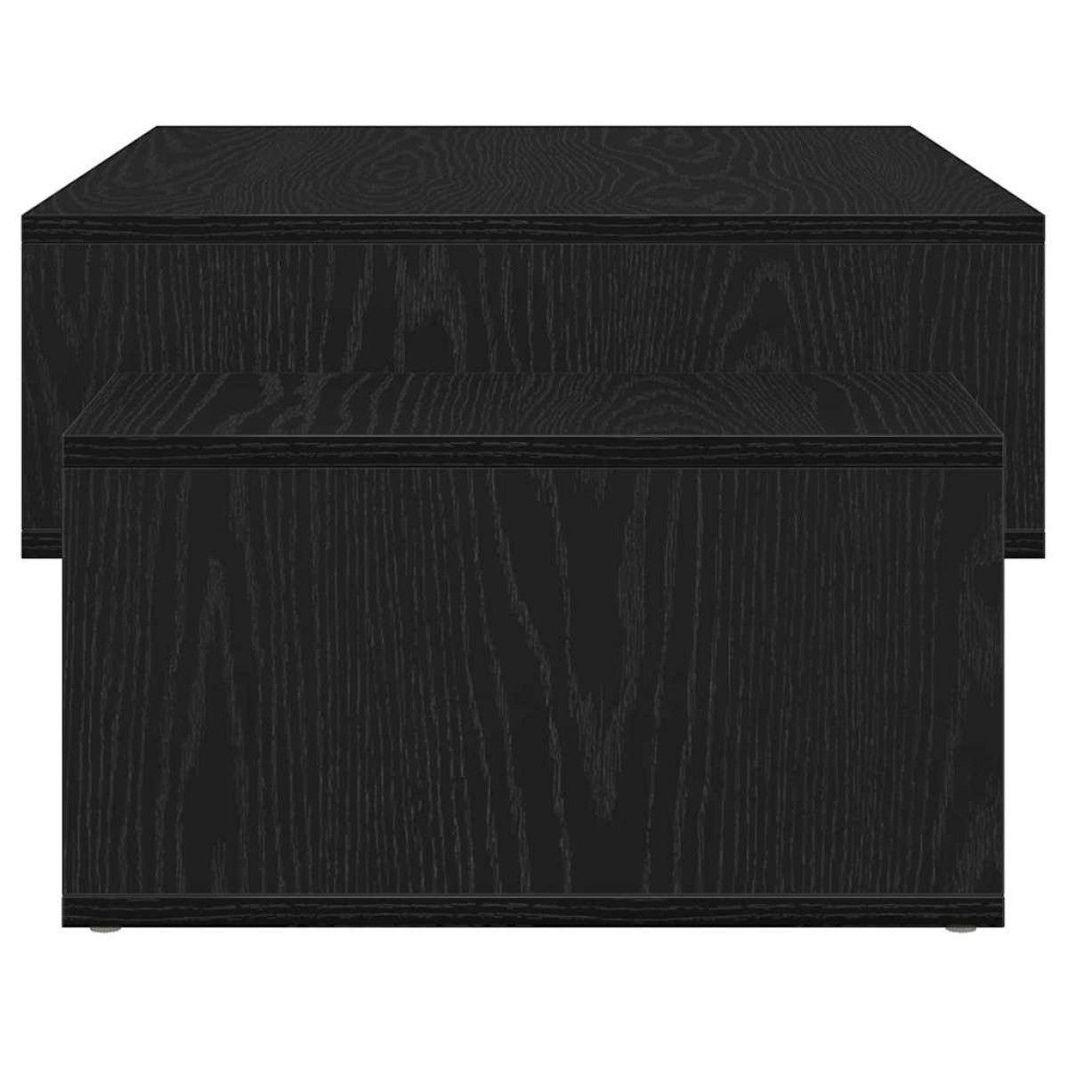 vidaXL Τραπεζάκι Σαλονιού Μαύρο Δρυς 105x55x32 εκ. από Τεχνητό Ξύλο