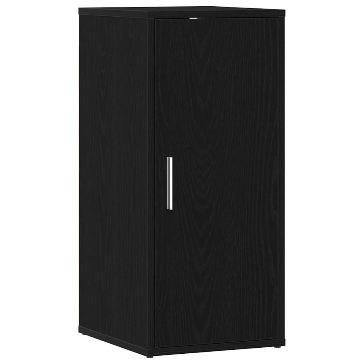 vidaXL Παπουτσοθήκη Μαύρη βελανιδιά 32x35x70 εκ. Επεξεργασμένο Ξύλο