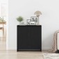 vidaXL Μπουφές Μαύρης Δρυός 70x41x75 εκ. από Τεχνητό Ξύλο
