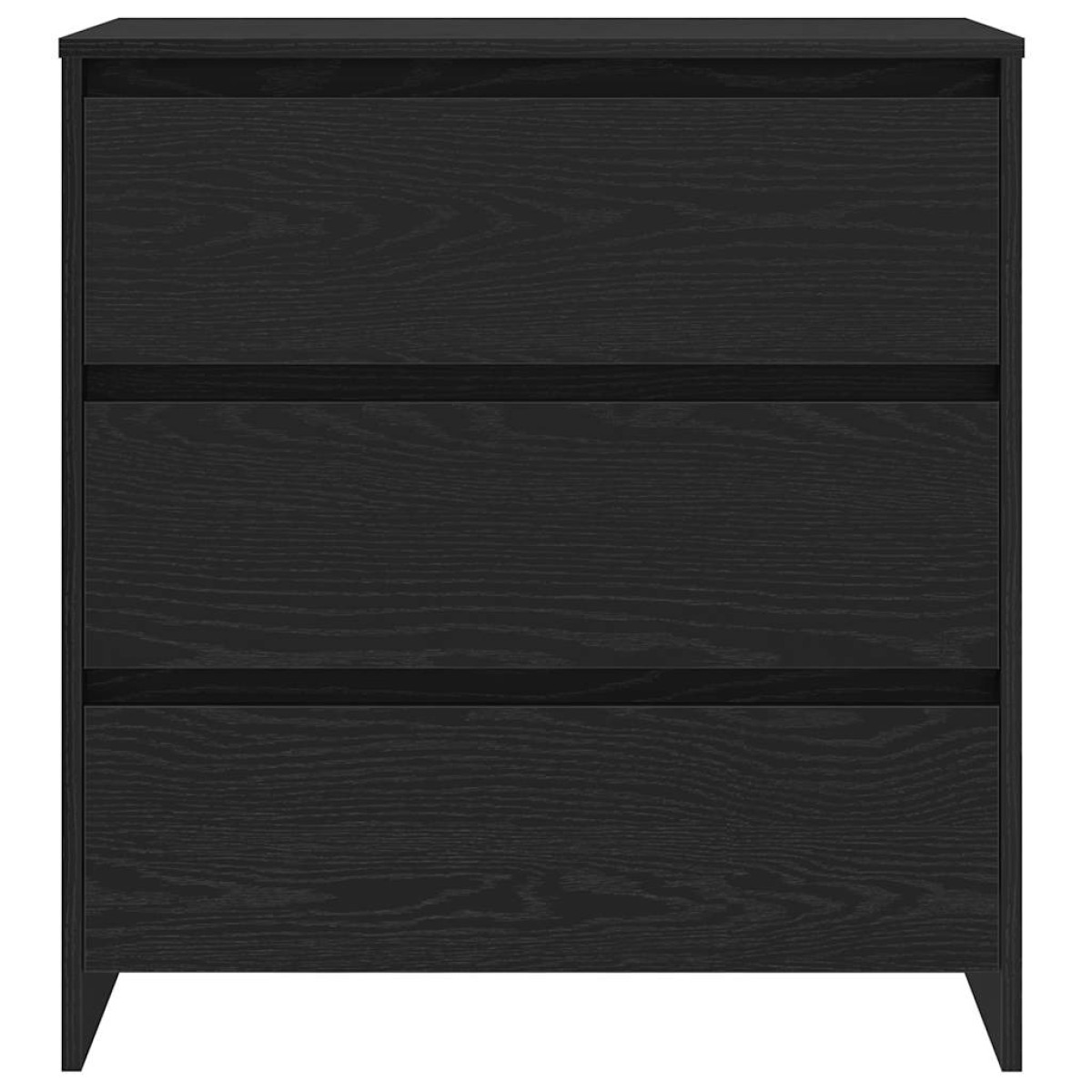 vidaXL Μπουφές Μαύρης Δρυός 70x41x75 εκ. από Τεχνητό Ξύλο
