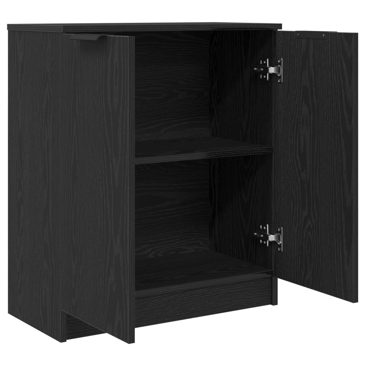 vidaXL Πλαϊνό γραφείο Μαύρη Οξυά 60 x 30 x 70 εκ. Επεξεργασμένο Ξύλο