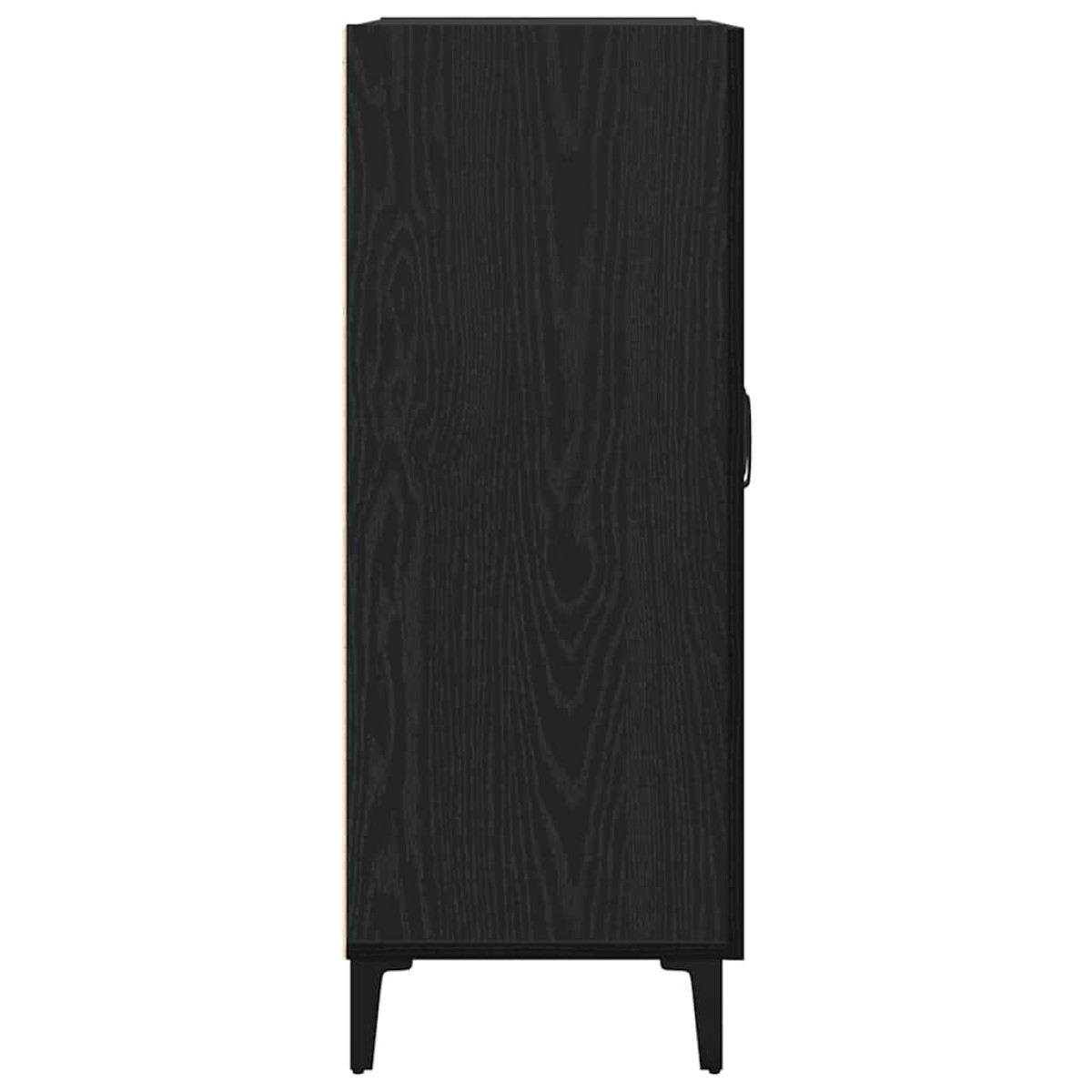 vidaXL Μπουφές Μαύρης Δρυός 69,5x34x90 εκ. από Τεχνητό Ξύλο