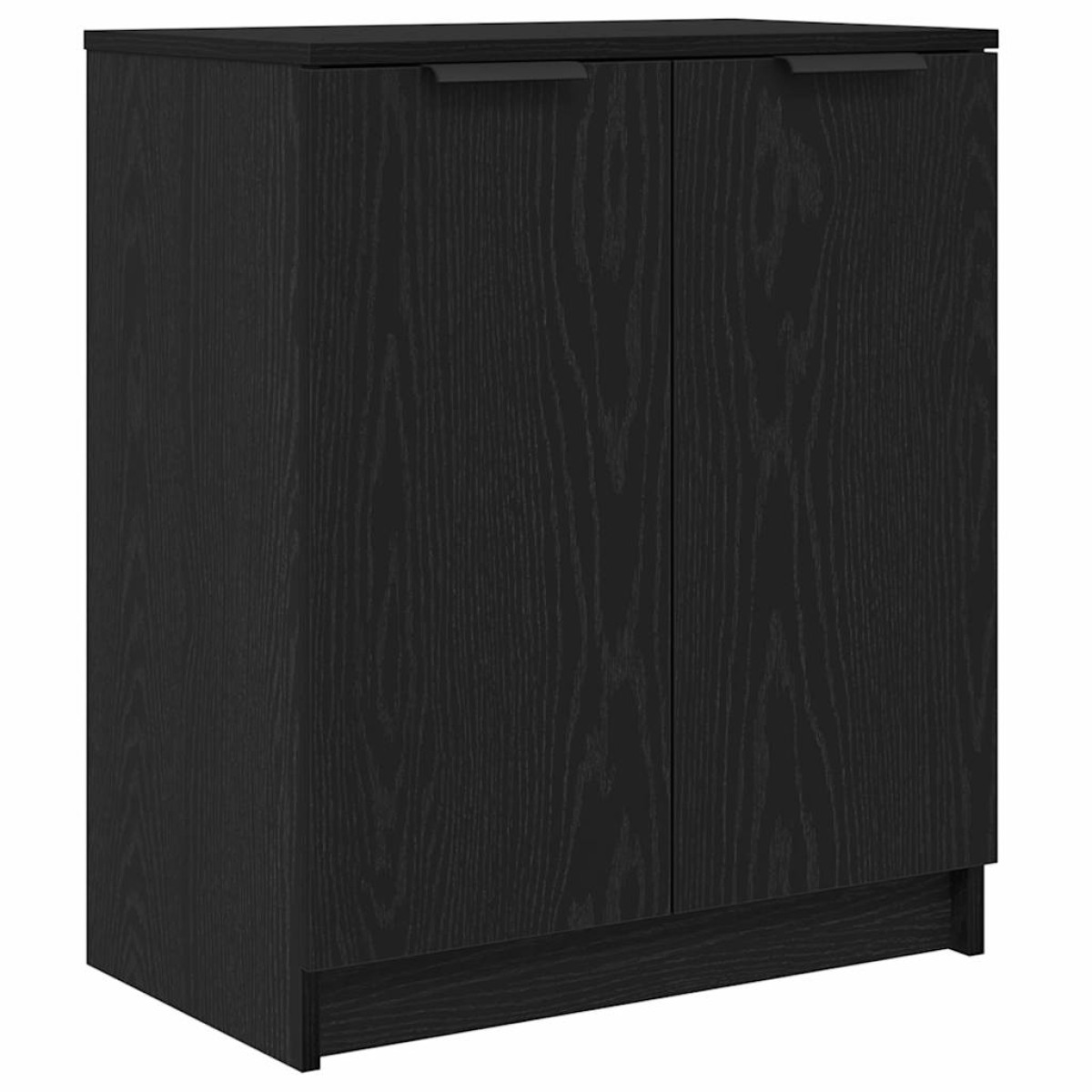 vidaXL Ντουλάπα Παπουτσιών με ράφι Μαύρη Οξυά 59 x 35 x 70 εκ.