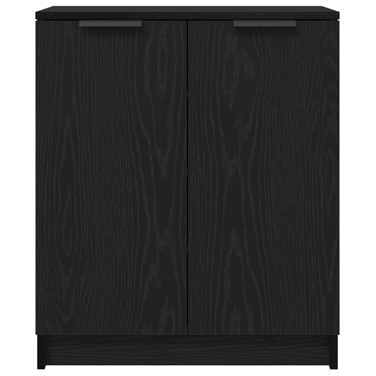 vidaXL Ντουλάπα Παπουτσιών με ράφι Μαύρη Οξυά 59 x 35 x 70 εκ.