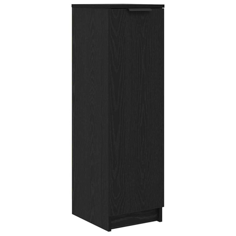 vidaXL Ντουλάπα Παπουτσιών με ράφι Μαύρη Οξυά 29,5 x 35 x 101 εκ.