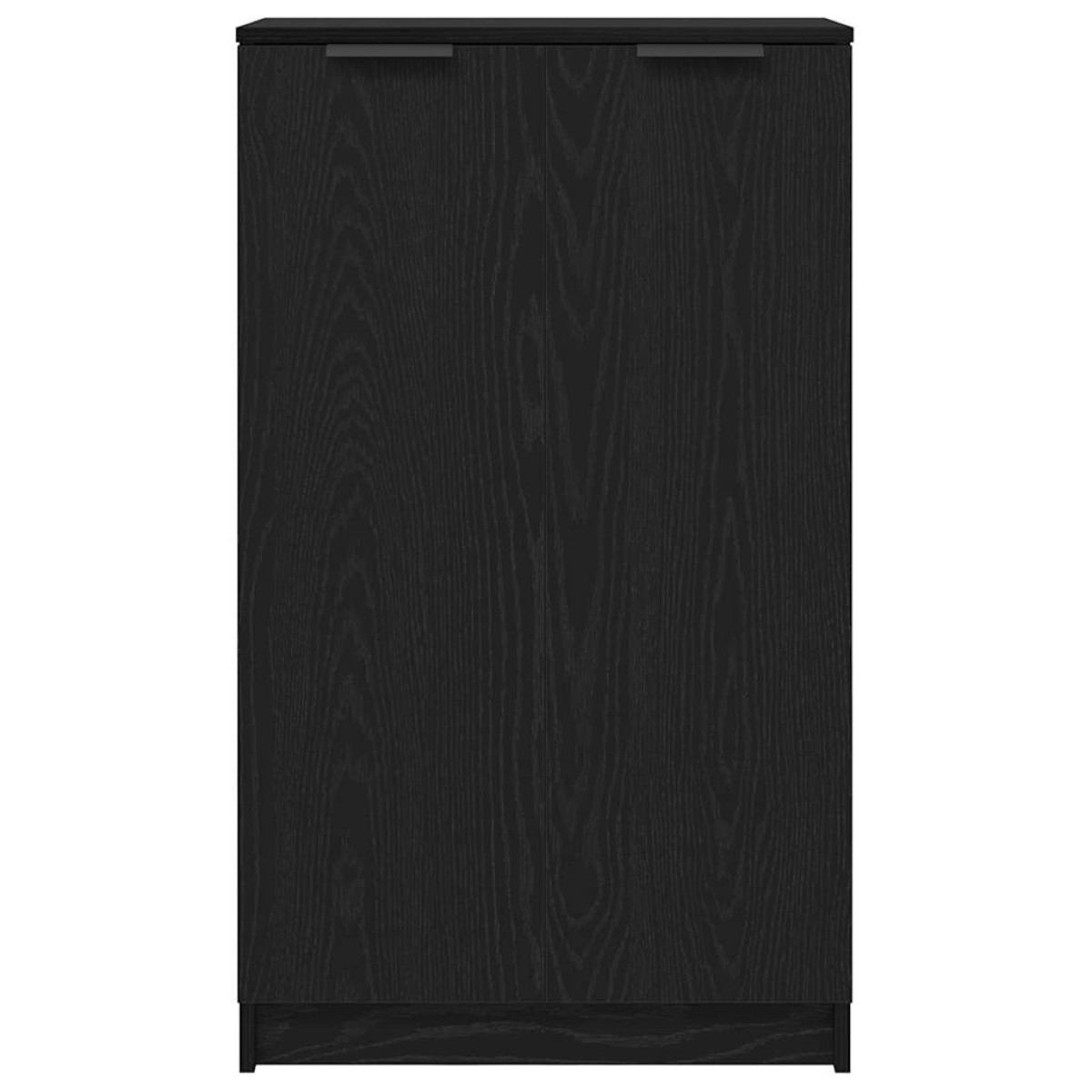 vidaXL Ντουλάπα Παπουτσιών με ράφι Μαύρη Οξυά 59 x 35 x 100 εκ