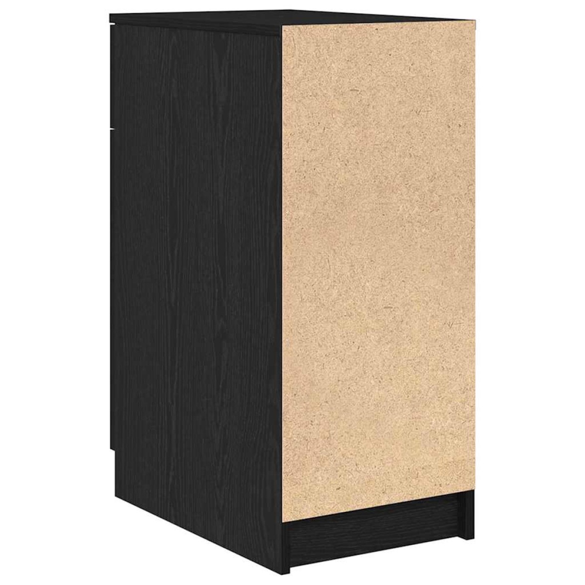 vidaXL Γραφείο Ντουλάπι 33 x 50 x 75 εκ. Επεξεργασμένο Ξύλο Μαύρη Οξυά