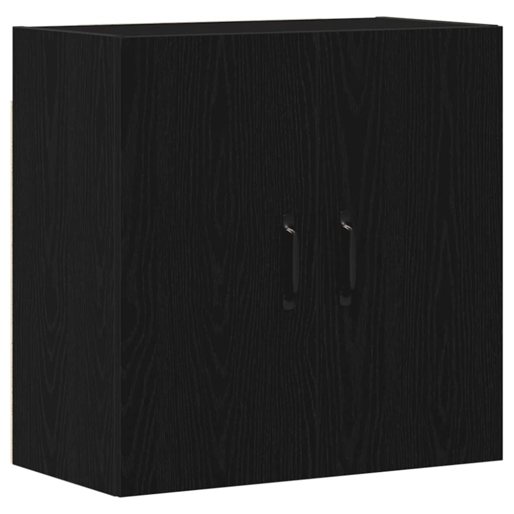 vidaXL Ντουλάπι Τοίχου Μαύρο Δρυς 60x31x60 εκ. από Τεχνητό Ξύλο