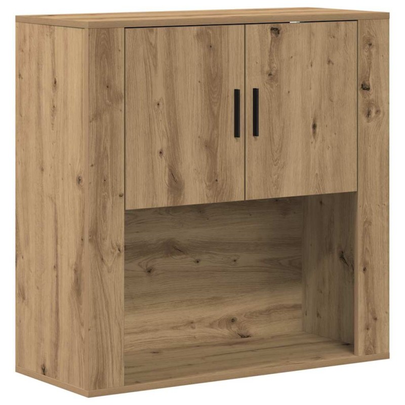 vidaXL Ντουλάπα Τοίχου Artisan Oak 80 x 33 x 80 εκ. Επεξεργασμένο Ξύλο