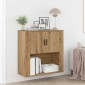 vidaXL Ντουλάπα Τοίχου Artisan Oak 80 x 33 x 80 εκ. Επεξεργασμένο Ξύλο